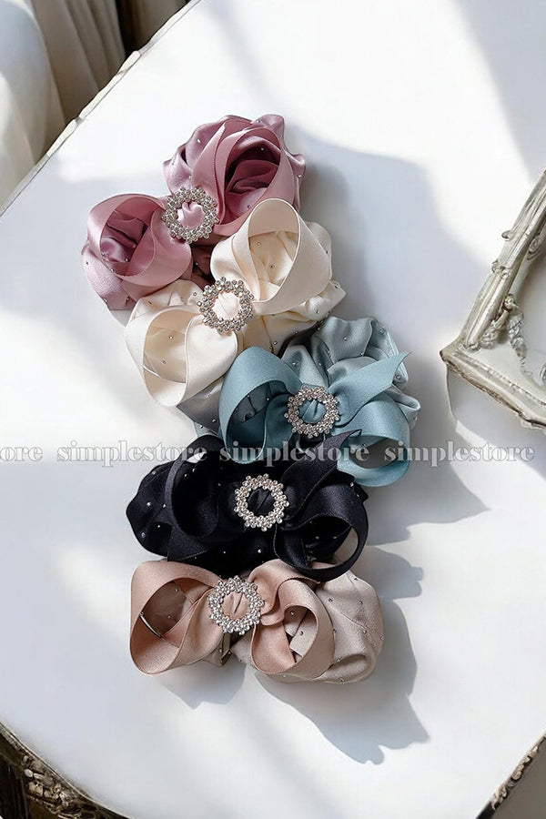 A165 - Dây buộc Bright starry Korea silk fabric hair rope