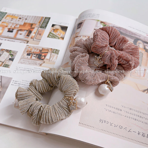 A215 - Dây buộc Mini daily bright silk yarn hair rope