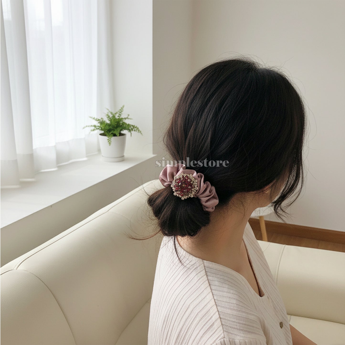 A231 - Dây buộc Viola crystal hair rope