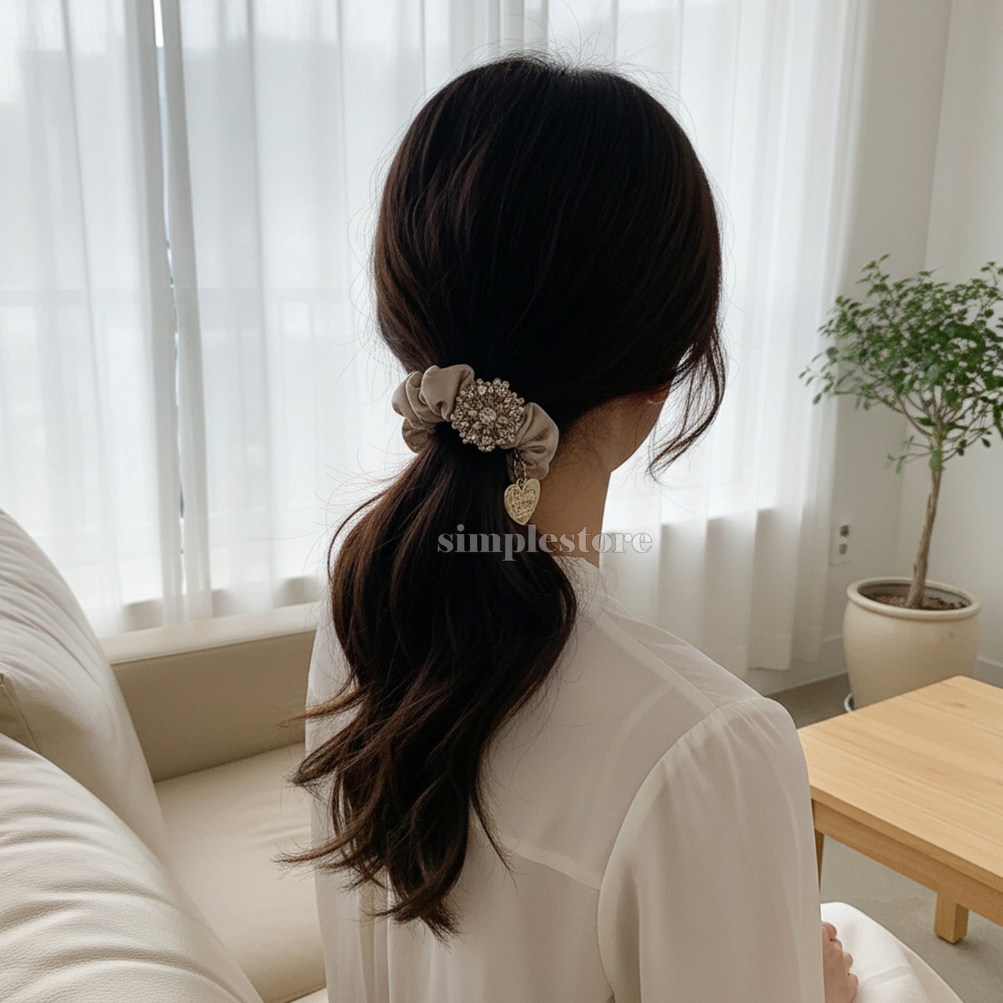 A231 - Dây buộc Viola crystal hair rope
