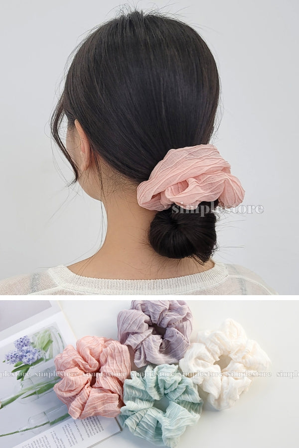 A191 - Dây buộc Feminine sheer cloud chiffon hair rope