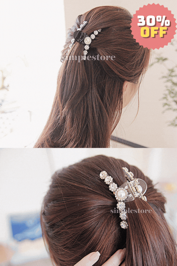 A185 - Cặp dọc Grace Tienne pearl Tongs pin (Medium size)