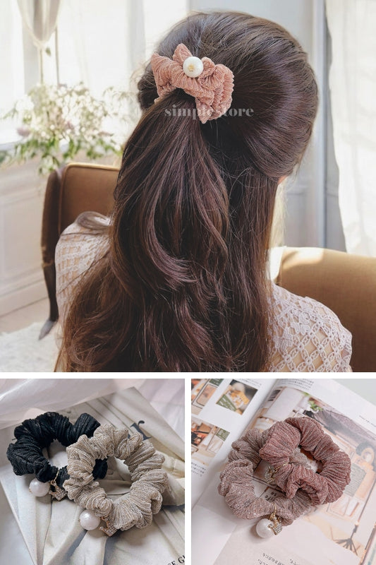A215 - Dây buộc Mini daily bright silk yarn hair rope