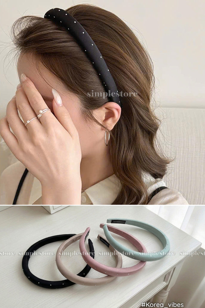 A235 - Bờm cài tóc Matte starry daily headband