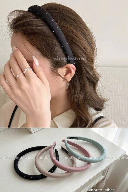 A235 - Bờm cài tóc Matte starry daily headband