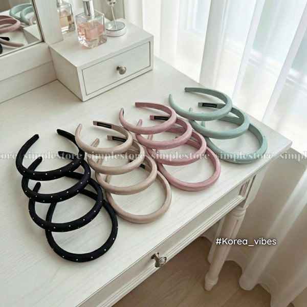 A235 - Bờm cài tóc Matte starry daily headband