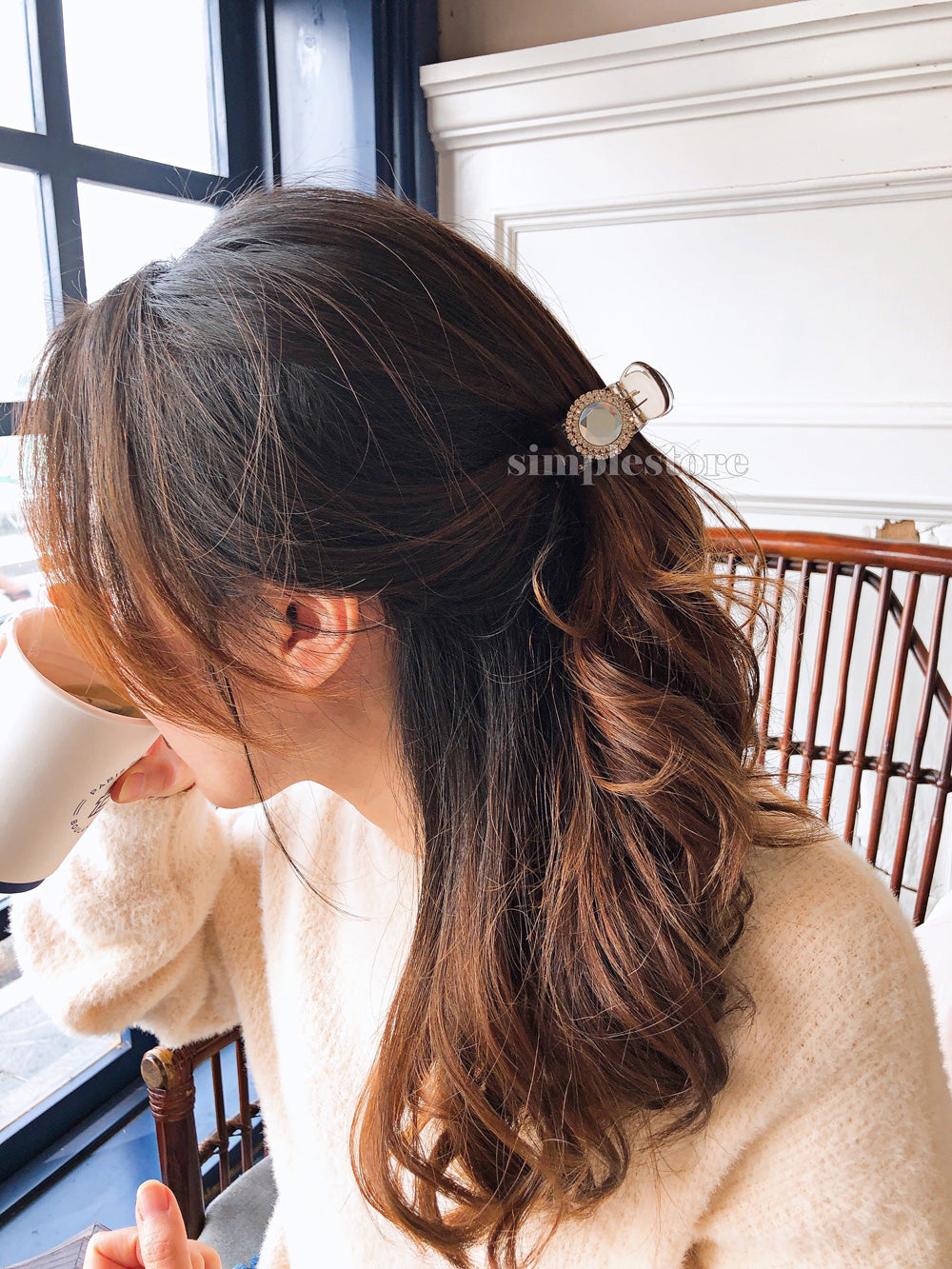 A194 - Càng cua Daily shine crystal haircaught