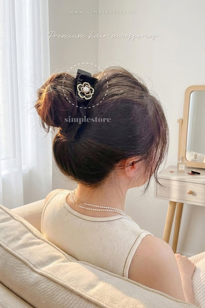 A229 - [Size 5 răng] Càng cua Holly Camellia haircaught