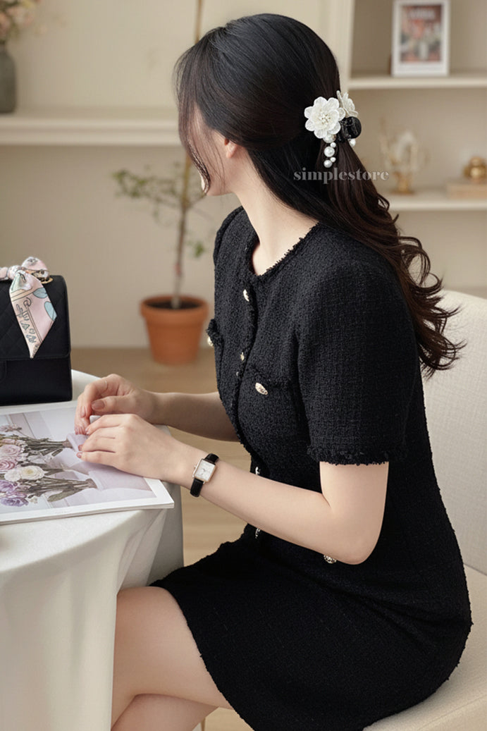 A220 - Cặp dọc Pastel Fritta flower with light cubic Pin