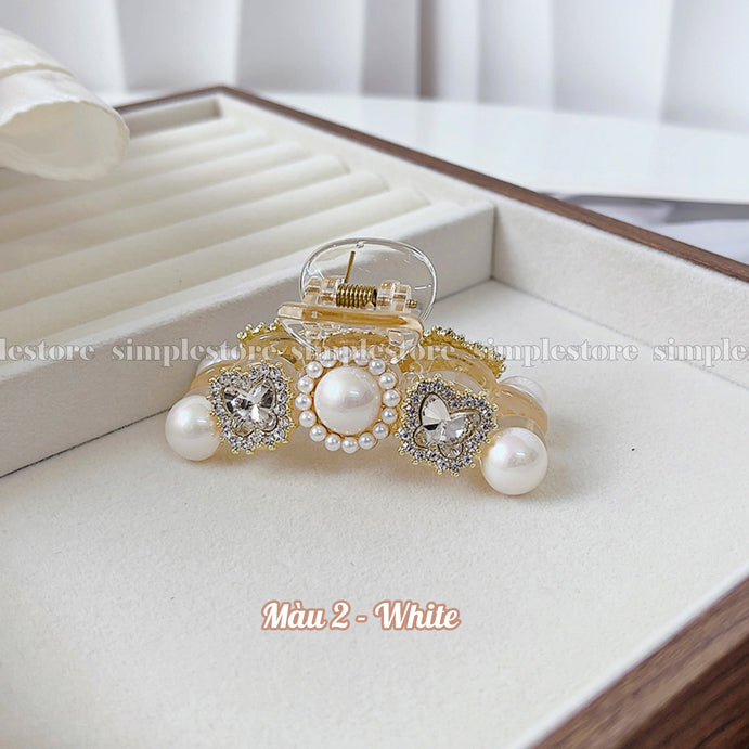 A224 - Cặp dọc Juhe crystal rhinestone butterfly Tongs pin