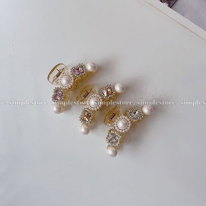 A224 - Cặp dọc Juhe crystal rhinestone butterfly Tongs pin