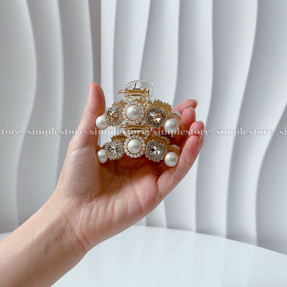 A224 - Cặp dọc Juhe crystal rhinestone butterfly Tongs pin