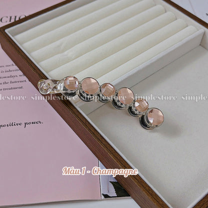 A230 - Cặp dọc Mocha crystal Banana pin (Queen size)