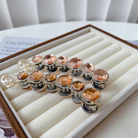 A230 - Cặp dọc Mocha crystal Banana pin (Queen size)