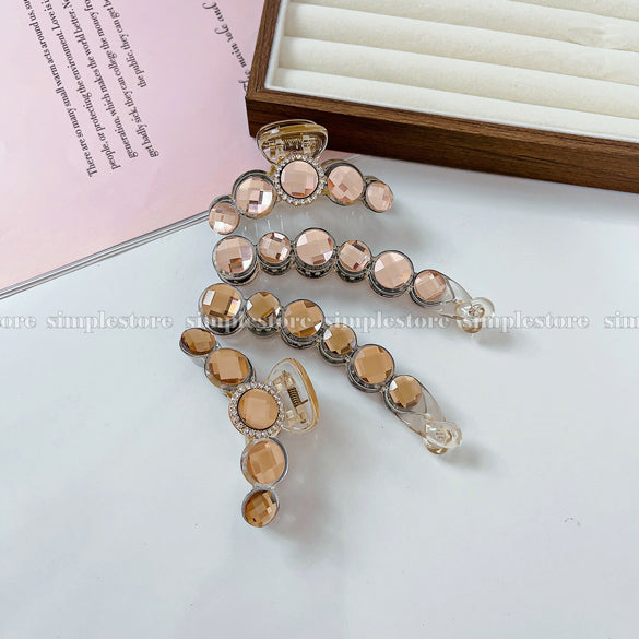 A230 - Cặp dọc Mocha crystal Banana pin (Queen size)