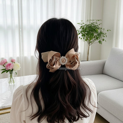 A165 - Dây buộc Bright starry Korea silk fabric hair rope