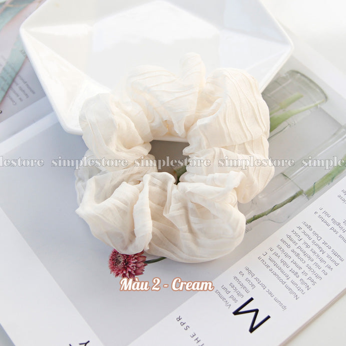 A191 - Dây buộc Feminine sheer cloud chiffon hair rope