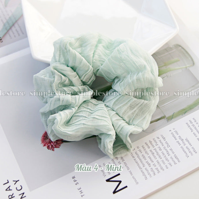 A191 - Dây buộc Feminine sheer cloud chiffon hair rope