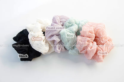 A191 - Dây buộc Feminine sheer cloud chiffon hair rope