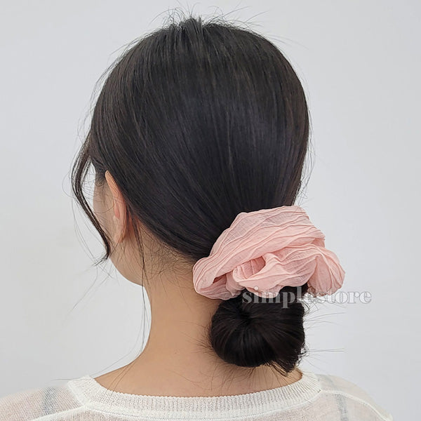 A191 - Dây buộc Feminine sheer cloud chiffon hair rope