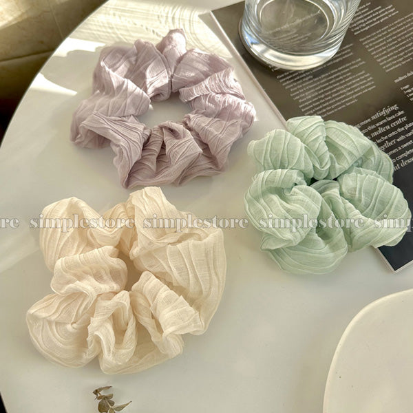 A191 - Dây buộc Feminine sheer cloud chiffon hair rope