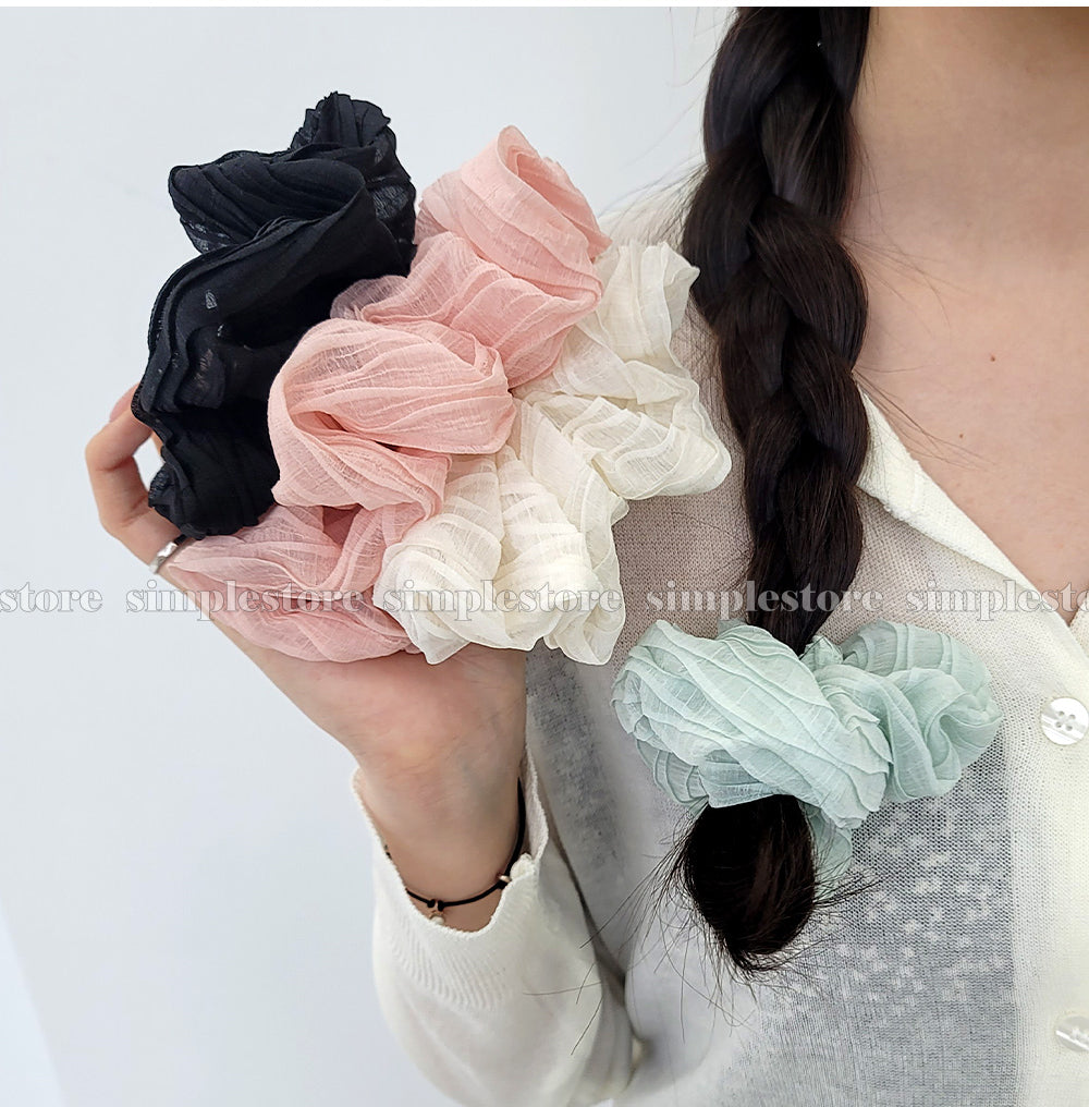 A191 - Dây buộc Feminine sheer cloud chiffon hair rope