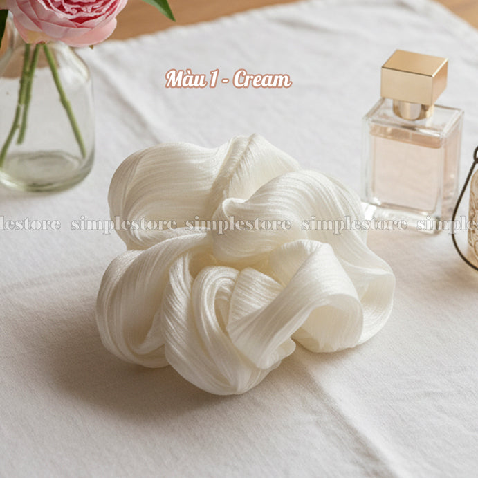 A233 - Dây buộc Jolie gentle and elegant glossy pearlescent scrunchies
