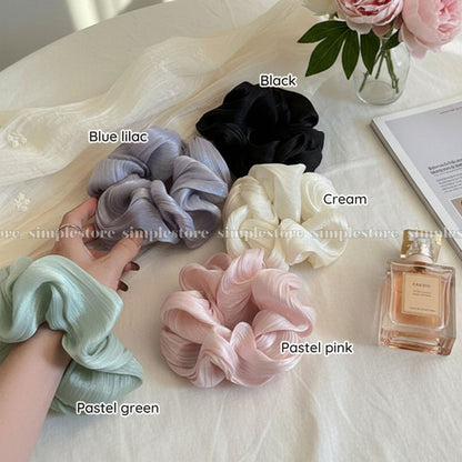 A233 - Dây buộc Jolie gentle and elegant glossy pearlescent scrunchies