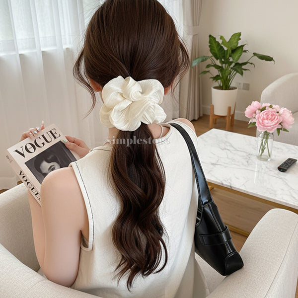 A233 - Dây buộc Jolie gentle and elegant glossy pearlescent scrunchies