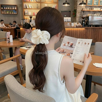 A233 - Dây buộc Jolie gentle and elegant glossy pearlescent scrunchies