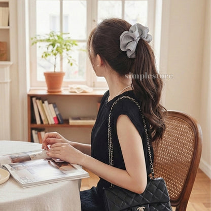 A233 - Dây buộc Jolie gentle and elegant glossy pearlescent scrunchies