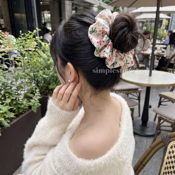 A264 - Dây buộc Xmas holiday scrunchies