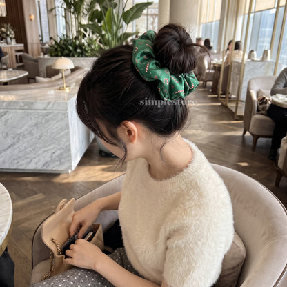 A264 - Dây buộc Xmas holiday scrunchies