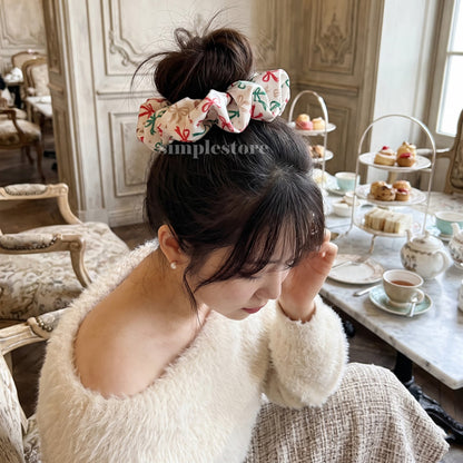 A264 - Dây buộc Xmas holiday scrunchies