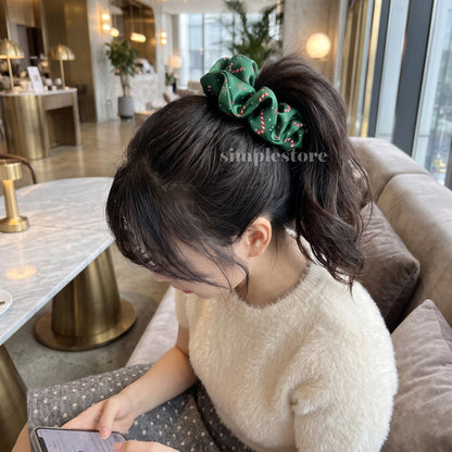 A264 - Dây buộc Xmas holiday scrunchies
