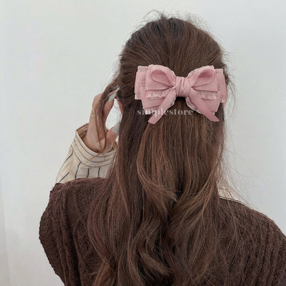 A242 - Kẹp bấm nơ Aurélie signature hairbow, high-grade and elegant