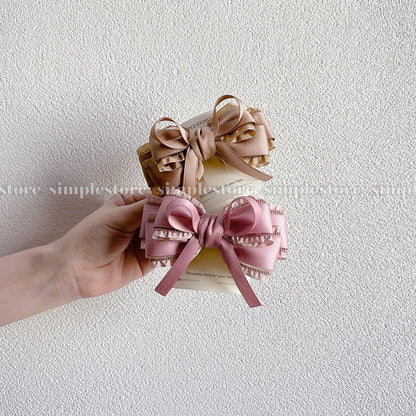 A242 - Kẹp bấm nơ Aurélie signature hairbow, high-grade and elegant