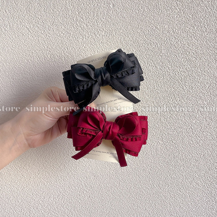 A242 - Kẹp bấm nơ Aurélie signature hairbow, high-grade and elegant