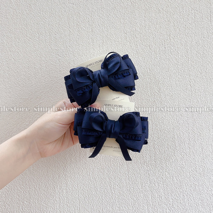 A242 - Kẹp bấm nơ Aurélie signature hairbow, high-grade and elegant
