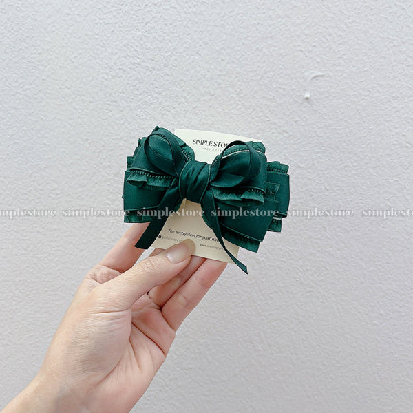 A242 - Kẹp bấm nơ Aurélie signature hairbow, high-grade and elegant
