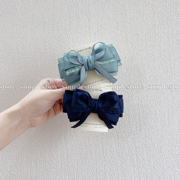 A242 - Kẹp bấm nơ Aurélie signature hairbow, high-grade and elegant