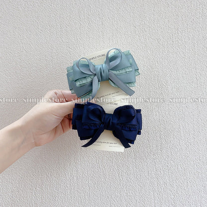 A242 - Kẹp bấm nơ Aurélie signature hairbow, high-grade and elegant
