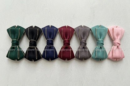A257 - Kẹp bấm nơ Classy elegant minimalist hairbow