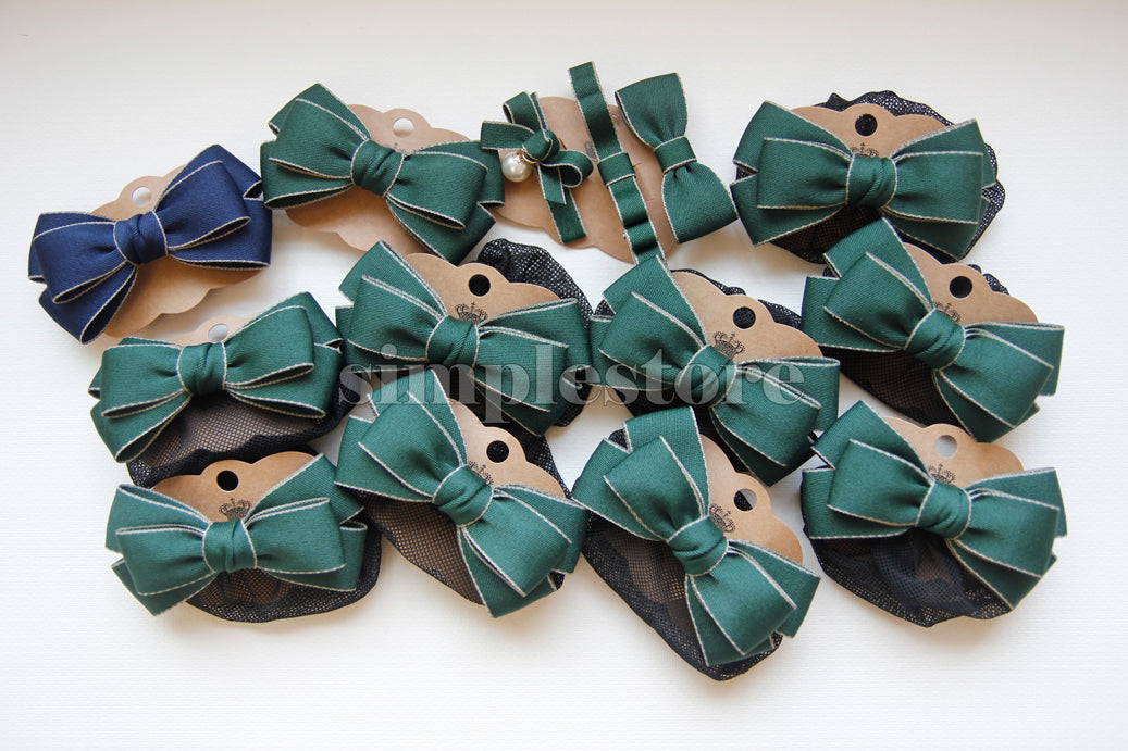 A257 - Kẹp bấm nơ Classy elegant minimalist hairbow