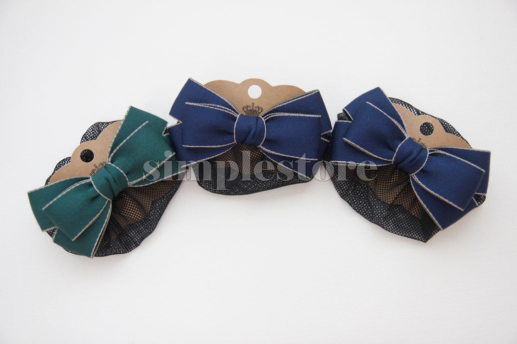 A257 - Kẹp bấm nơ Classy elegant minimalist hairbow