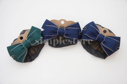 A257 - Kẹp bấm nơ Classy elegant minimalist hairbow