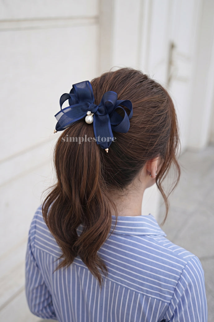 A258 - Kẹp bấm nơ Coquette daily shine layered hairbow