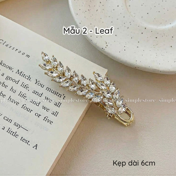 A239 - Kẹp mái Yora hairclip with premium bright rhinestone