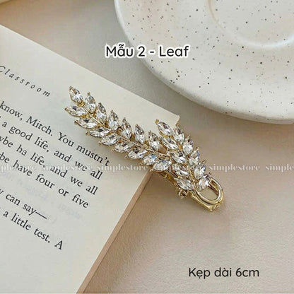 A239 - Kẹp mái Yora hairclip with premium bright rhinestone