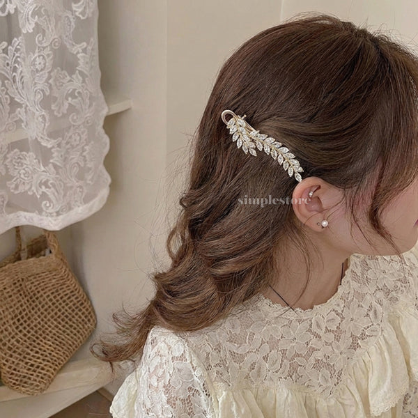 A239 - Kẹp mái Yora hairclip with premium bright rhinestone
